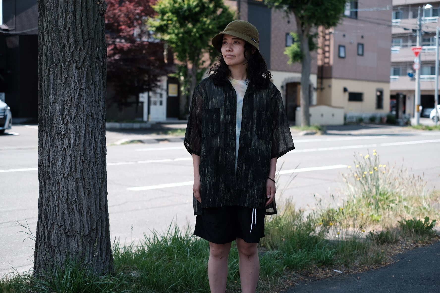 NYLON MESH HALF SLEEVE SHIRT | 01. Outdoor & Life Shop