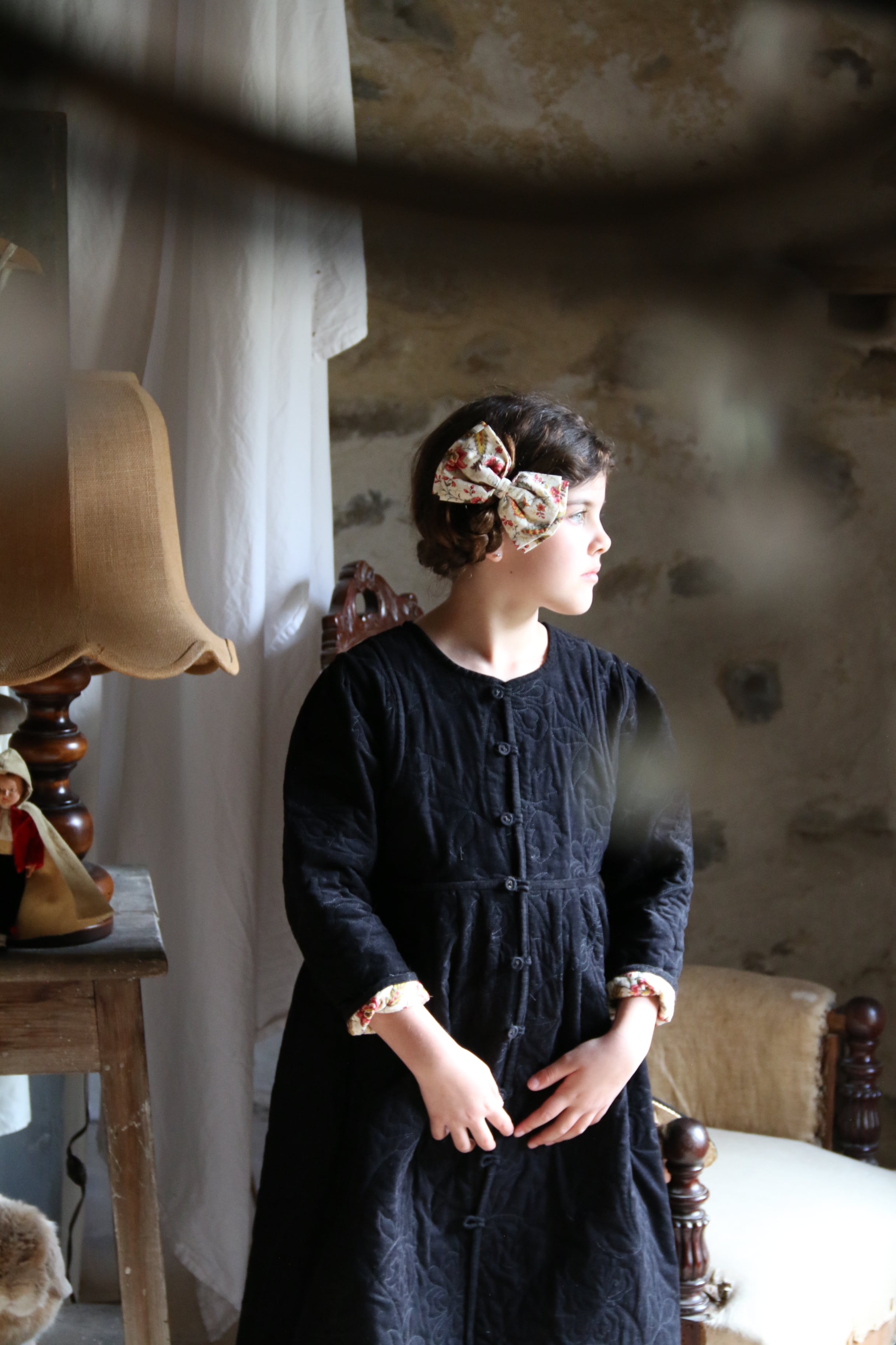 BONJOUR DIARY Reversible dress coat Aline print 4-6y | RESONASON