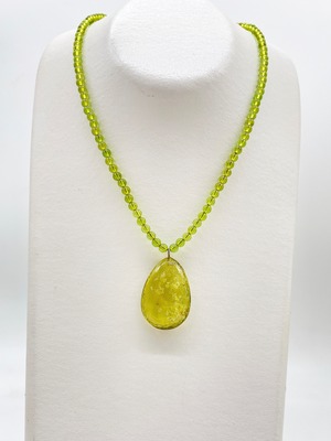 琥珀ネックレス（N-267）