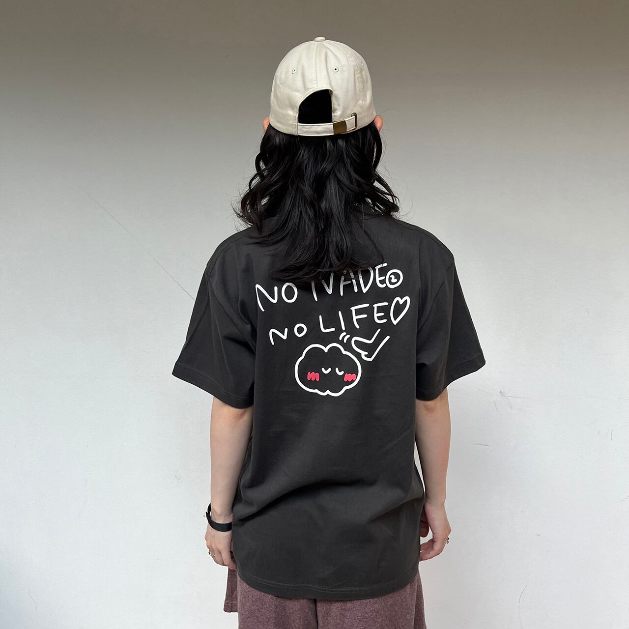 再販】No Nadenade No Life Tee/スミ(MK-488) | もくもくちゃん公式