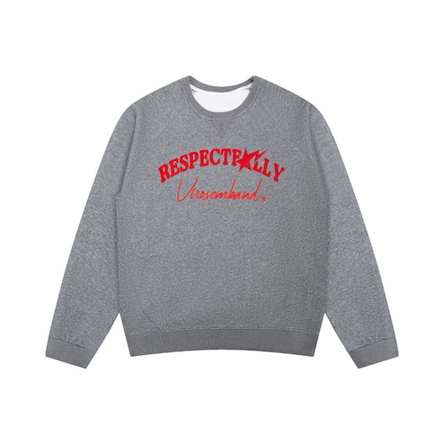 colored english logo sweatshirt　カラー英字ロゴスウェットシャツ　J1277