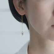 shizuku    　（SV・K10YG）　Pierced　earrings