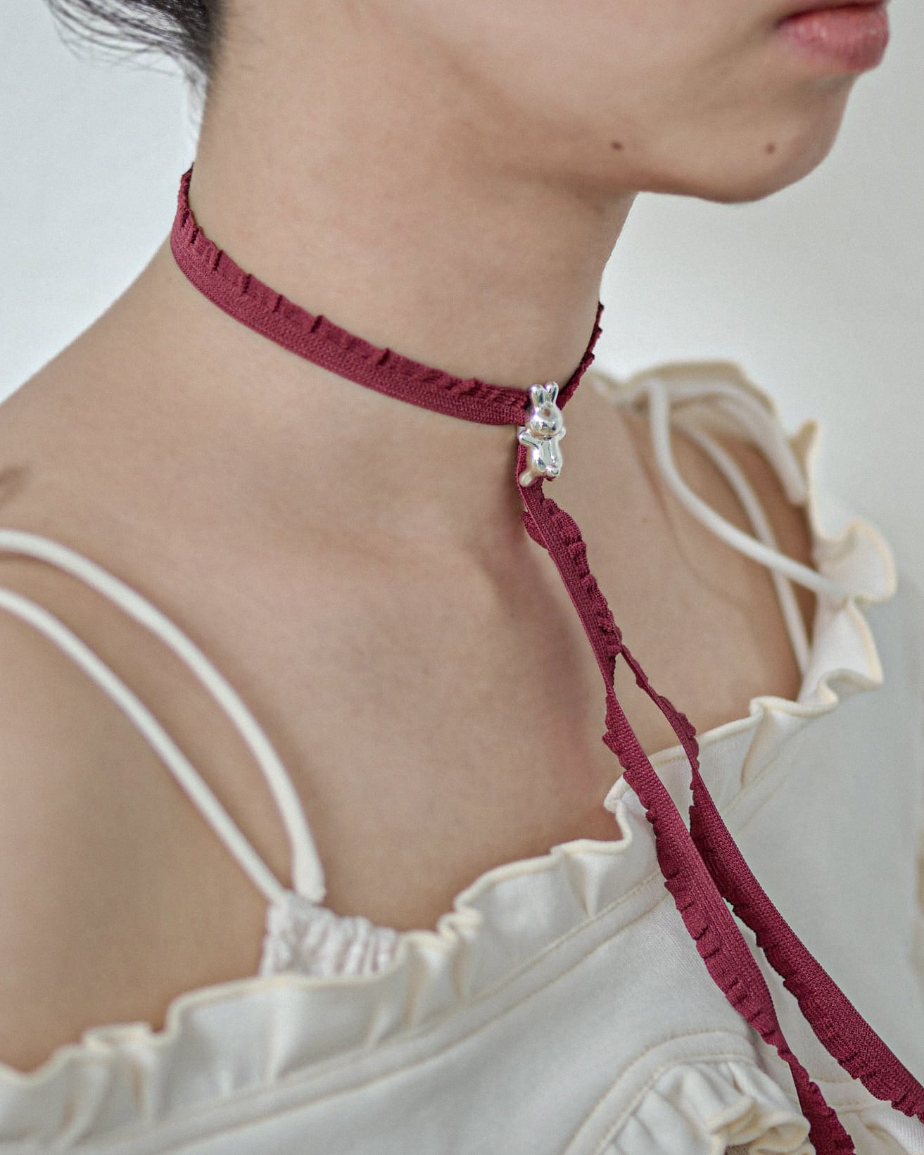 うさぎチョーカー＆ヘアゴム ® SILVER925 #LJ21022N | LANIE