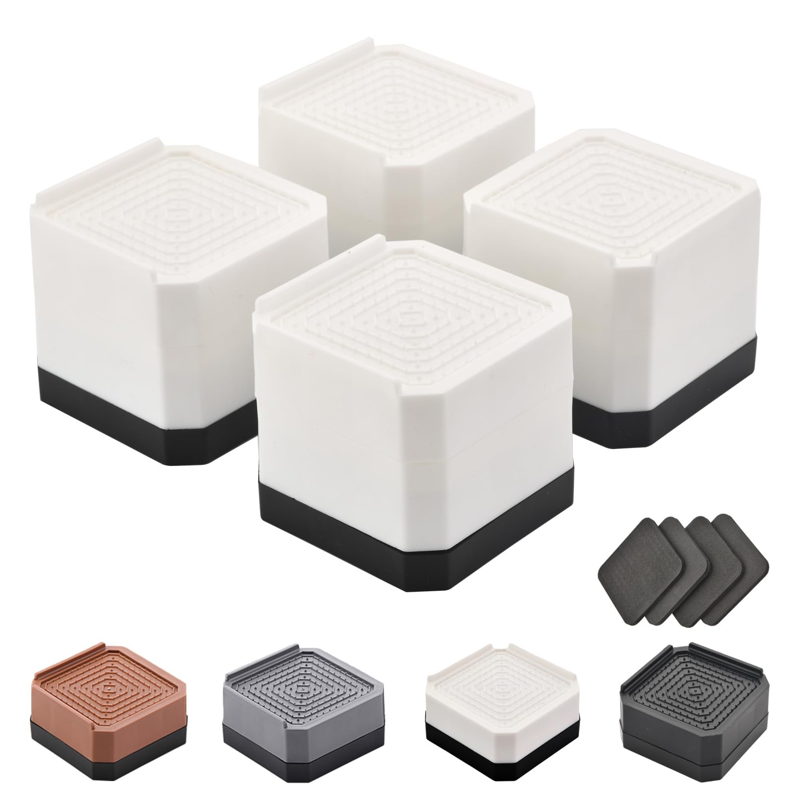 ISKALT 洗濯機用防振かさ上げ台 高さ調節 洗濯機・乾燥機・冷蔵庫用