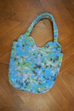 【kota gushiken】Heart-ish Acupuncture Chest Pillow Bag -Light Blue-