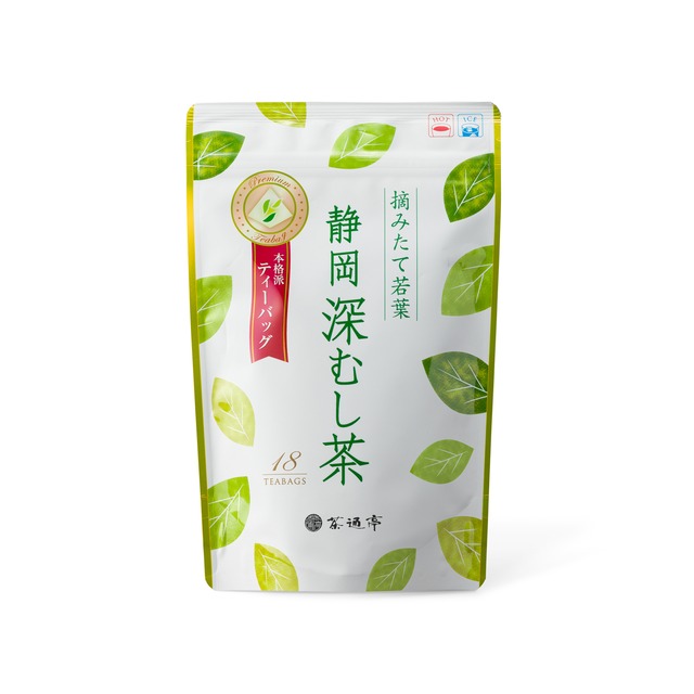 摘みたて若葉「静岡深むし茶」ティーバッグ4g×18P