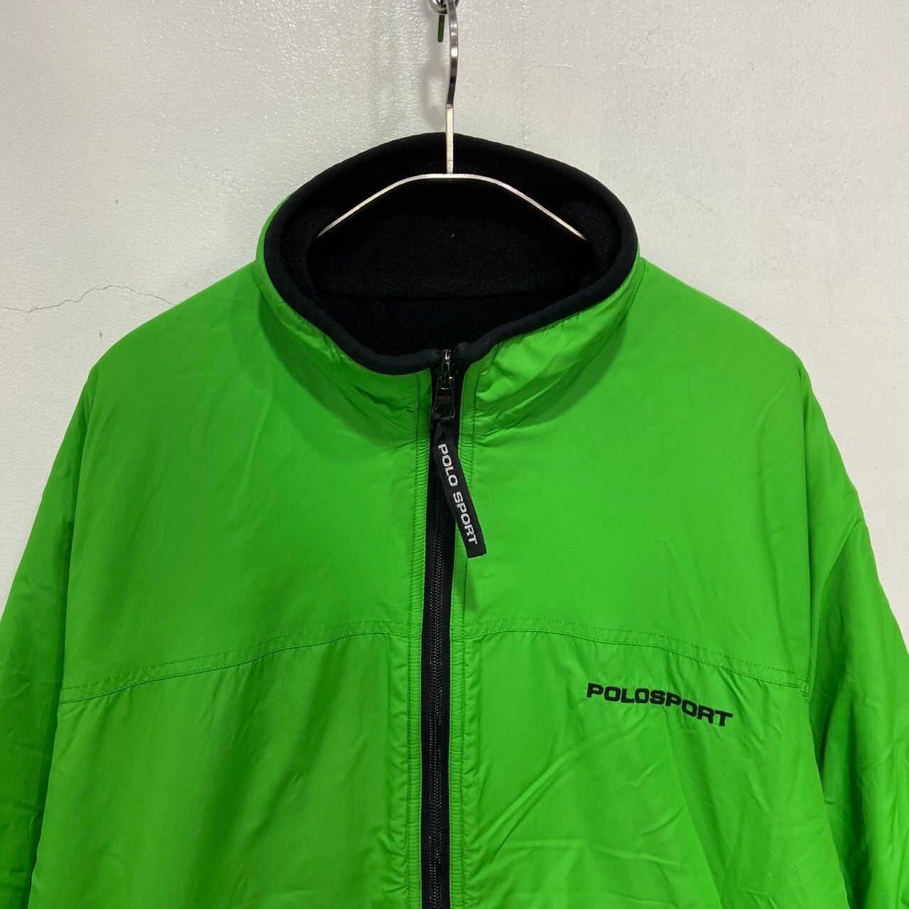 90s POLOSPORT リバーシブルジャケット グリセードタイプ 緑 黒 90s POLOSPORT リバーシブルジャケット グリセードタイプ 緑 黒