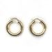 【14K-2-5】14K gold big hoop earring