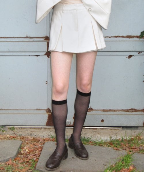 パンツ andwang Tweed classic mini pants Tweed classic mini pants / andwang