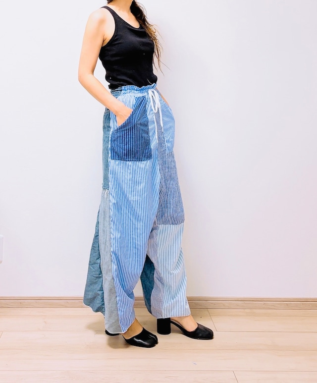 再販!!!!!!Remade wide-leg pantsカーハート