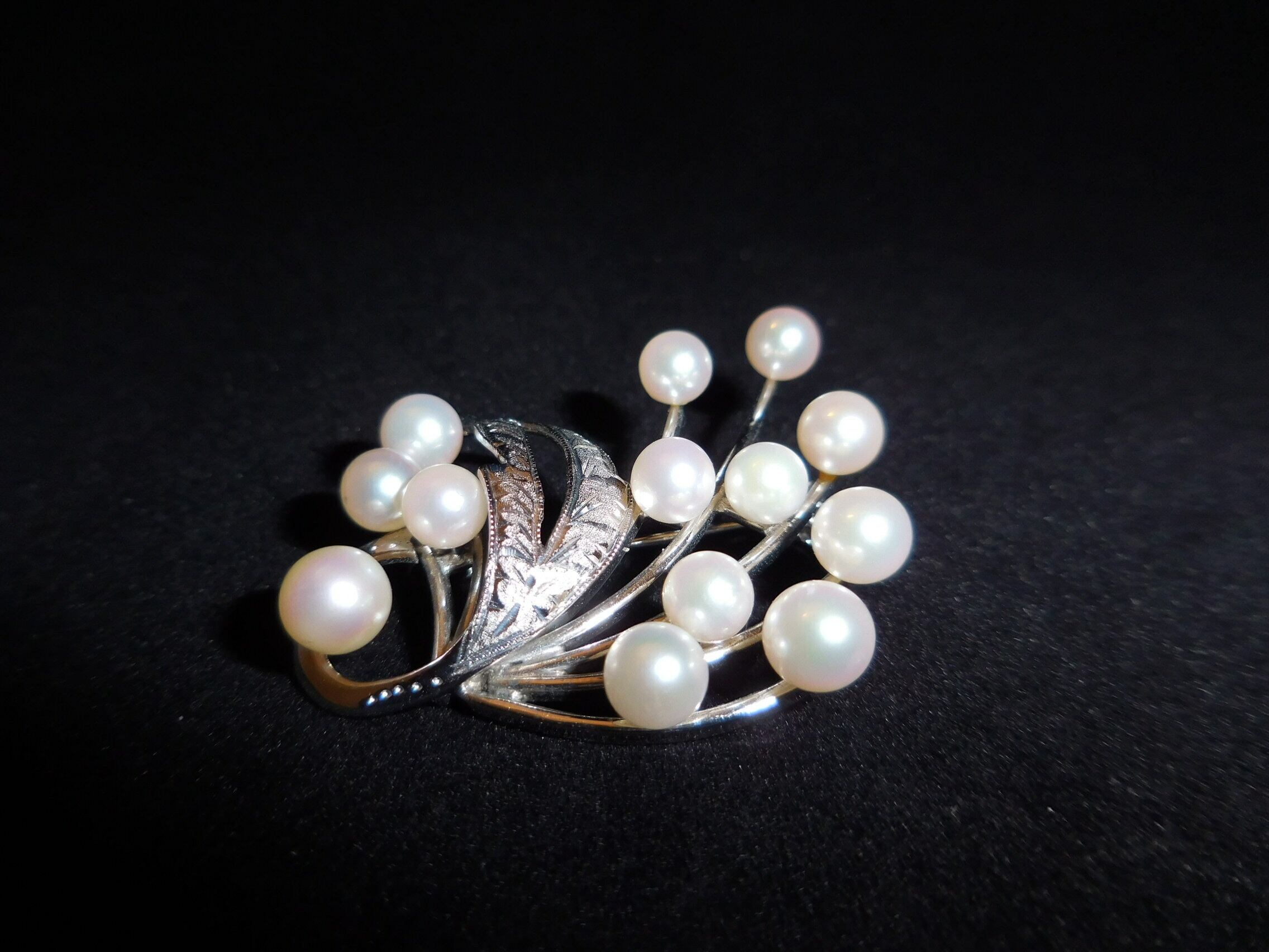 真珠ブローチ（ビンテージ ）vintage pearls brooch(made in Japan)No1 | 春夏秋冬（しき）アンティークス  powered by BASE