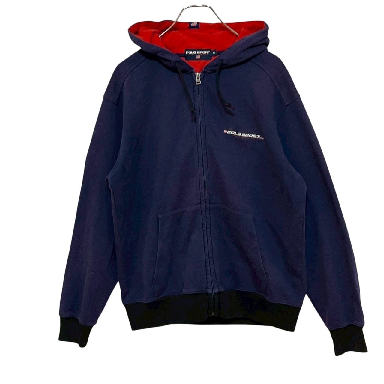 POLO SPORT ポロスポーツ ジップパーカー M 刺繍ロゴ ワンポイントロゴ