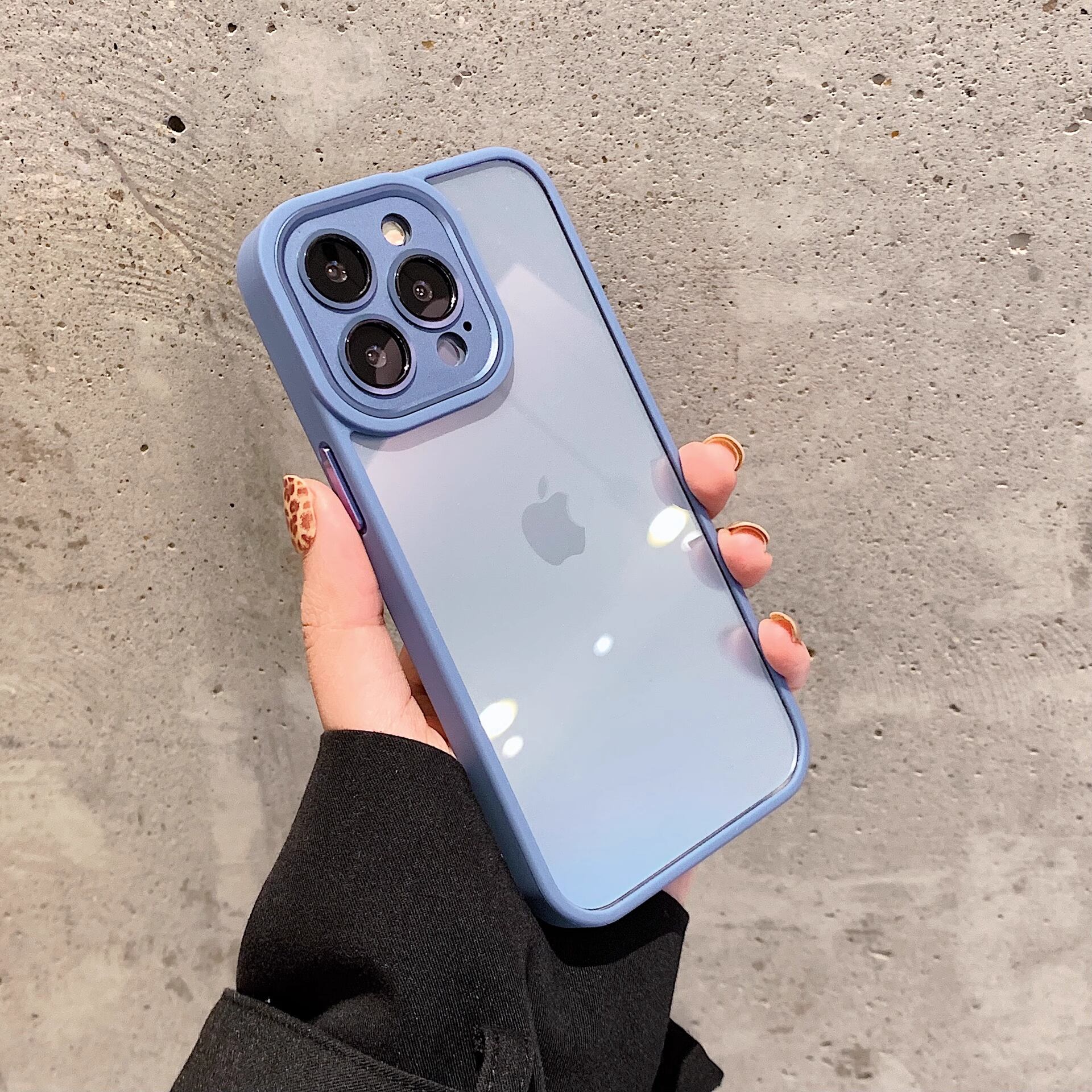iPhone15シリーズ対応】シンプルでかっこいい◎耐衝撃 クリアケース 7