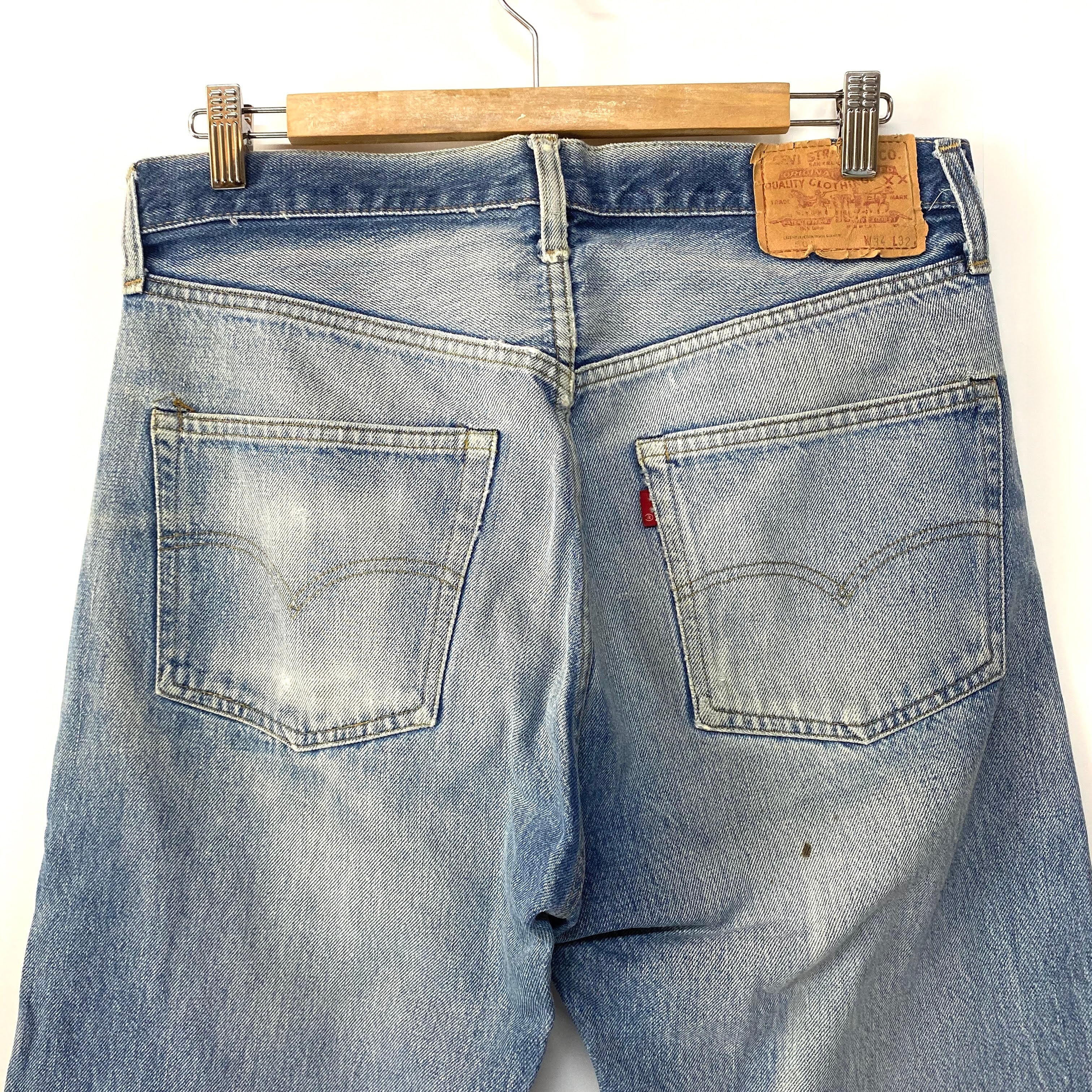 70年代 Levi's リーバイス 501 66後期 ストレート デニムパンツ デニム