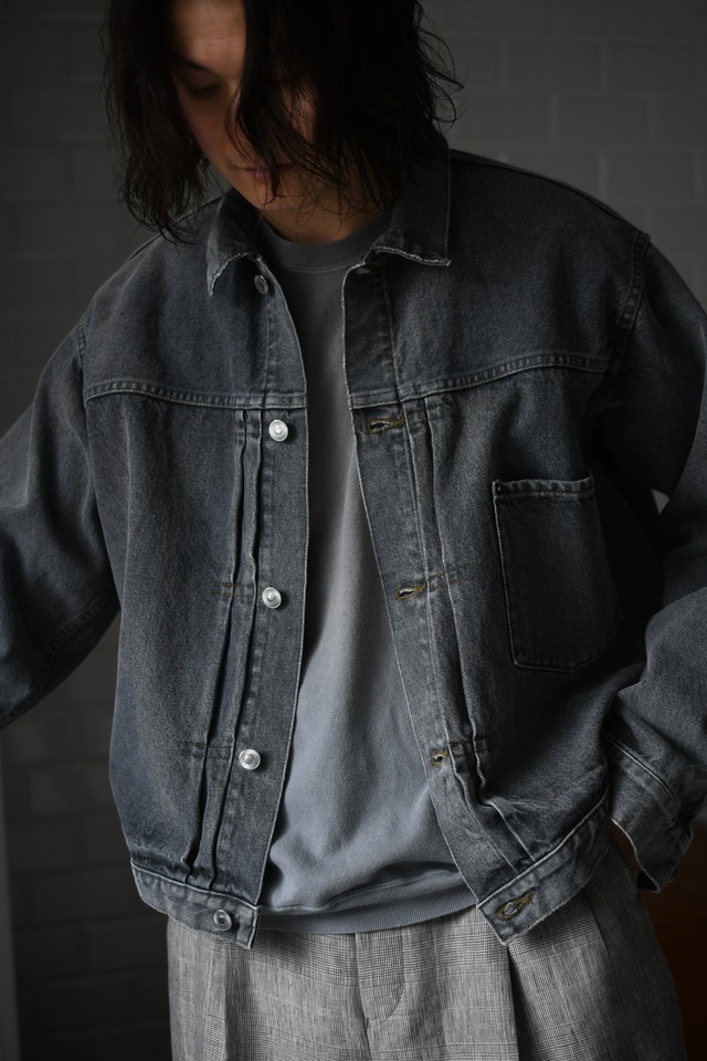 A.PRESSE / Vintage Light Weight S/S Sweatshirt (Gray)