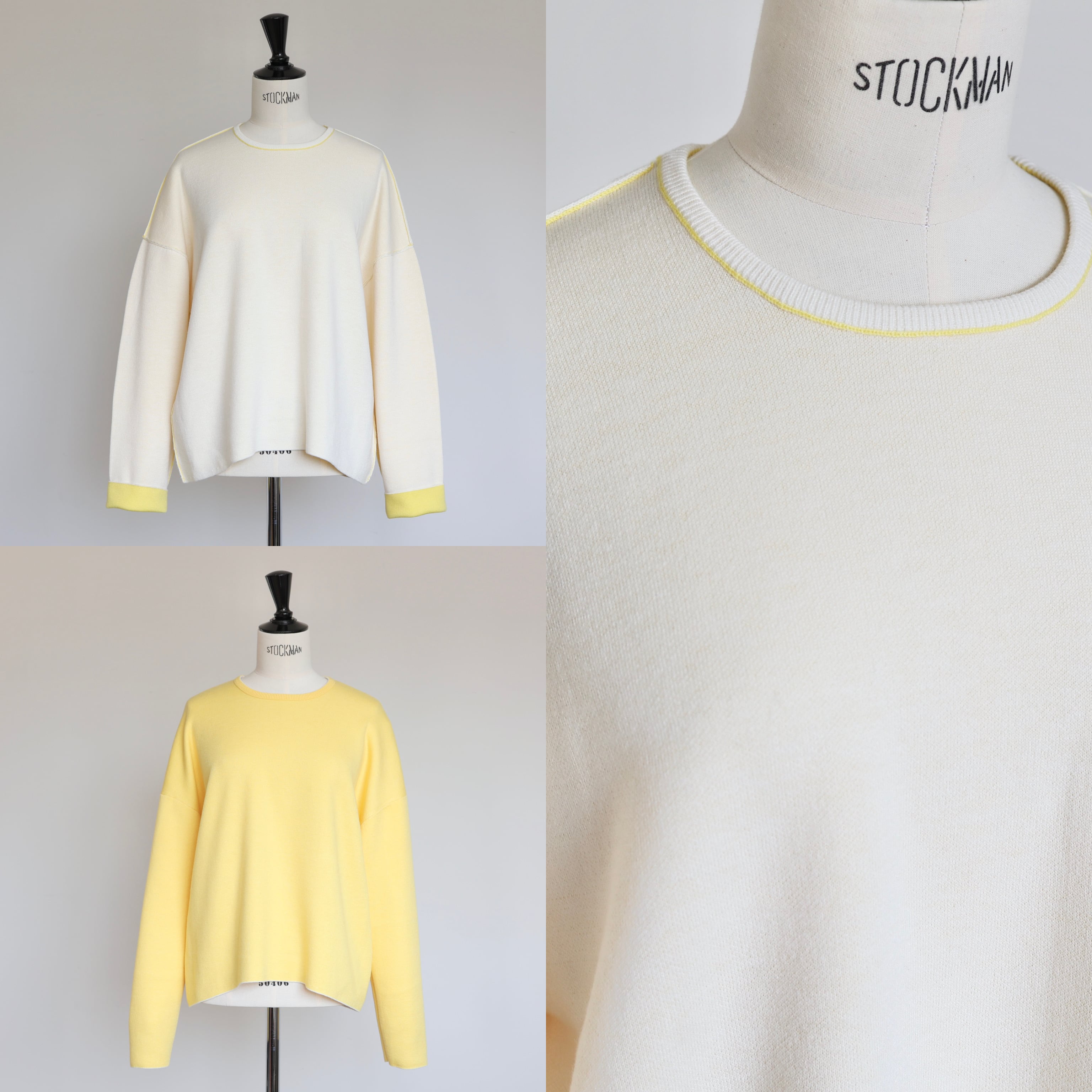 ジプソフィア W face knit tops ネイビー gypsohila