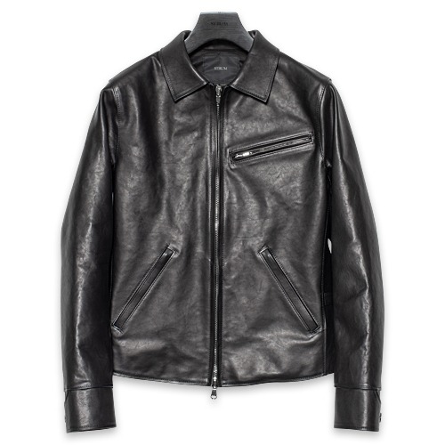 【予約商品】【STRUM　ストラム　RIDERS JACKET　ライダースジャケット】REDWOOD/フルベジタブルタンニン鞣しイタリアンオイルダブルショルダー/スポーツジャケット【送料無料】【2027年3月頃のお届け予定】