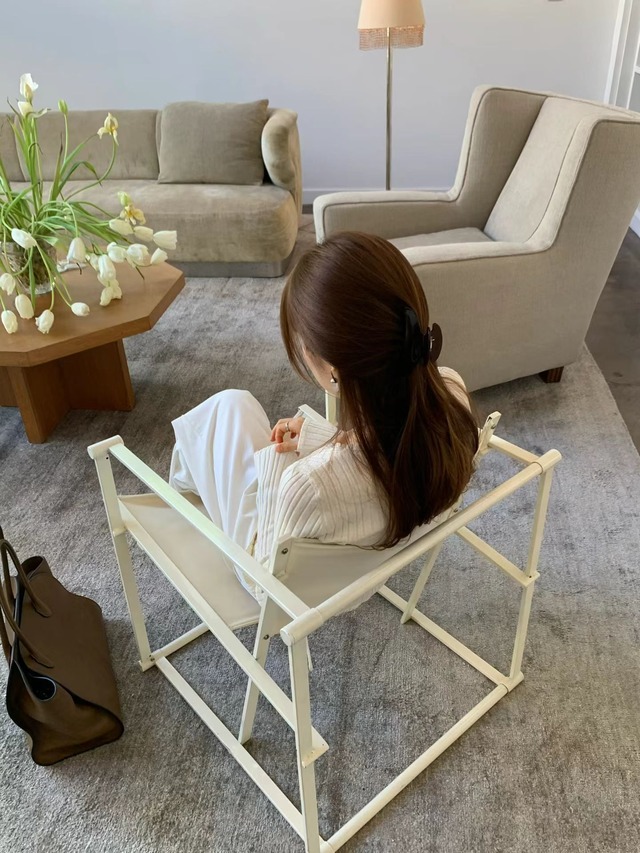 (OUNCE) ruffle rib rap cardigan / 2color