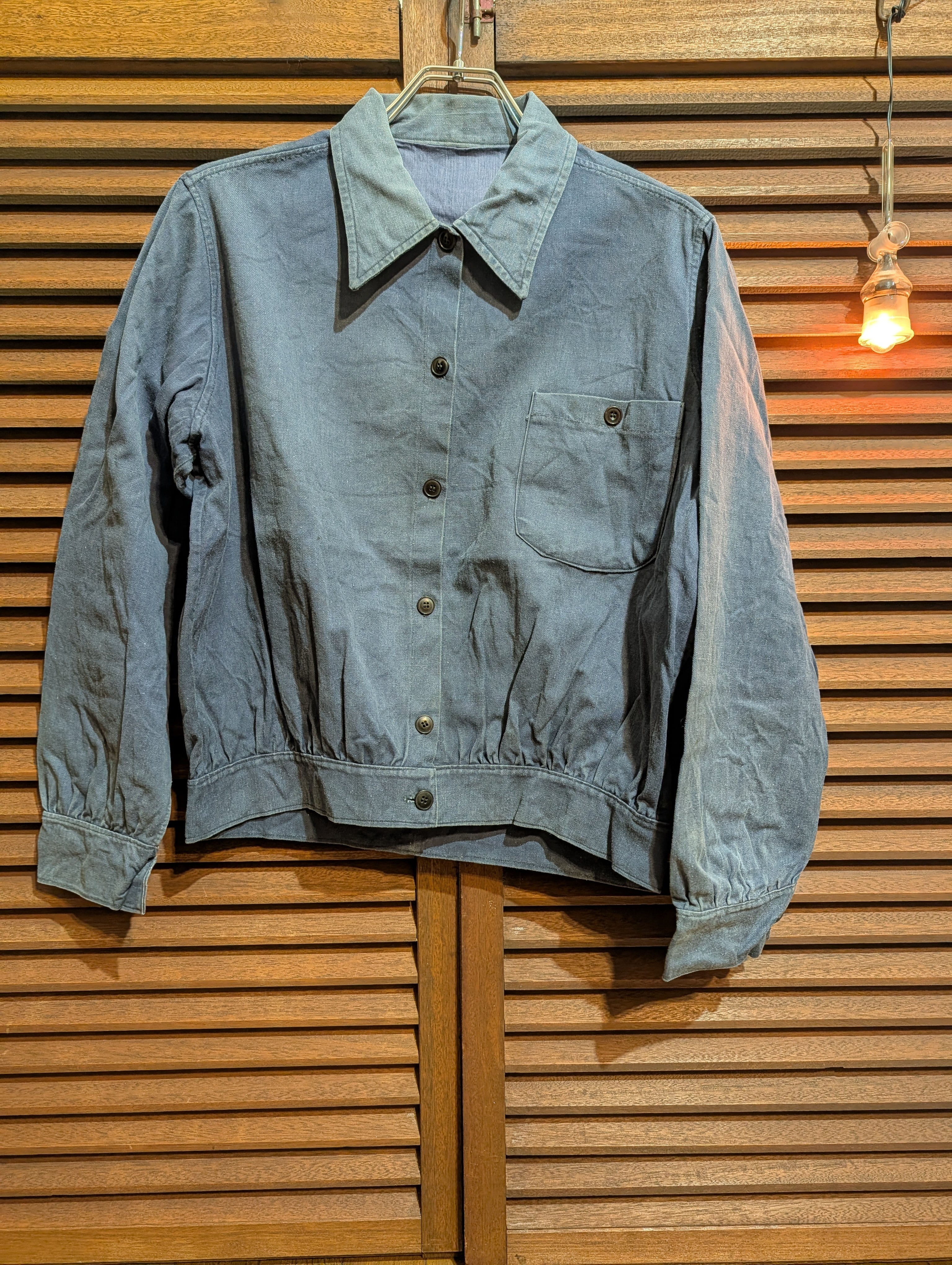 40s France Cotton Cyclist Jacket