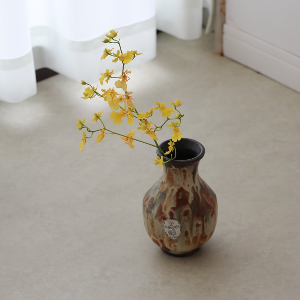 CERAMIC FLOWER VASE | belgien｜1940-70s | vintage shop AM/PM - AM