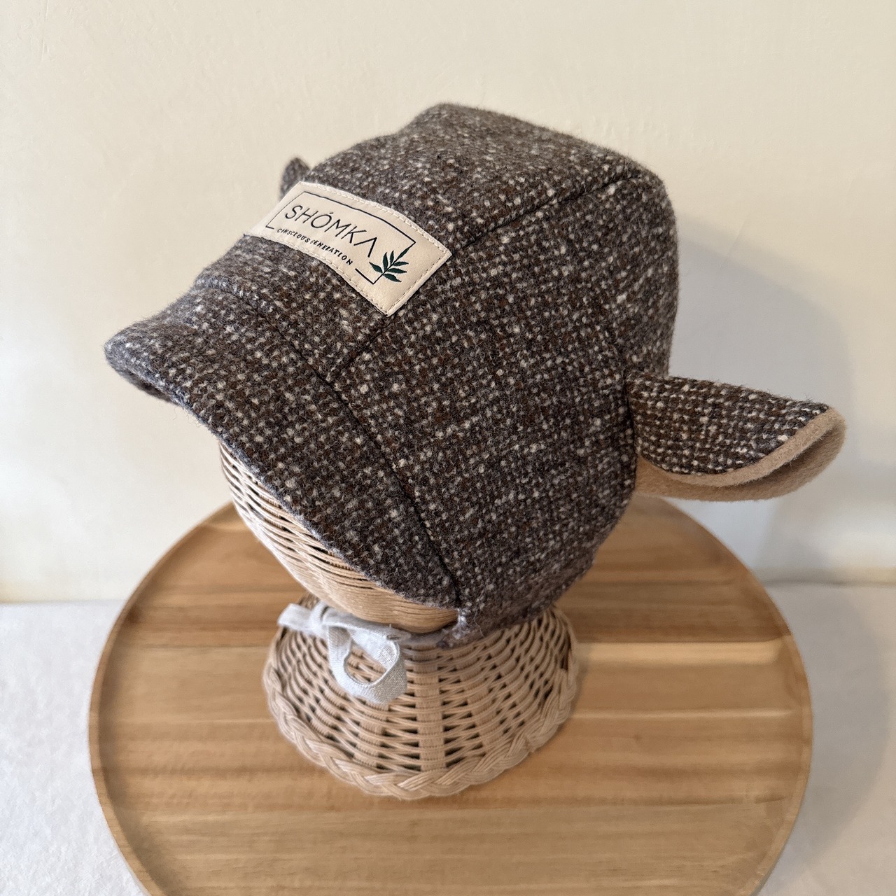 【即納】SHÓMKA / WOOL SHEEP BONNET 49cm