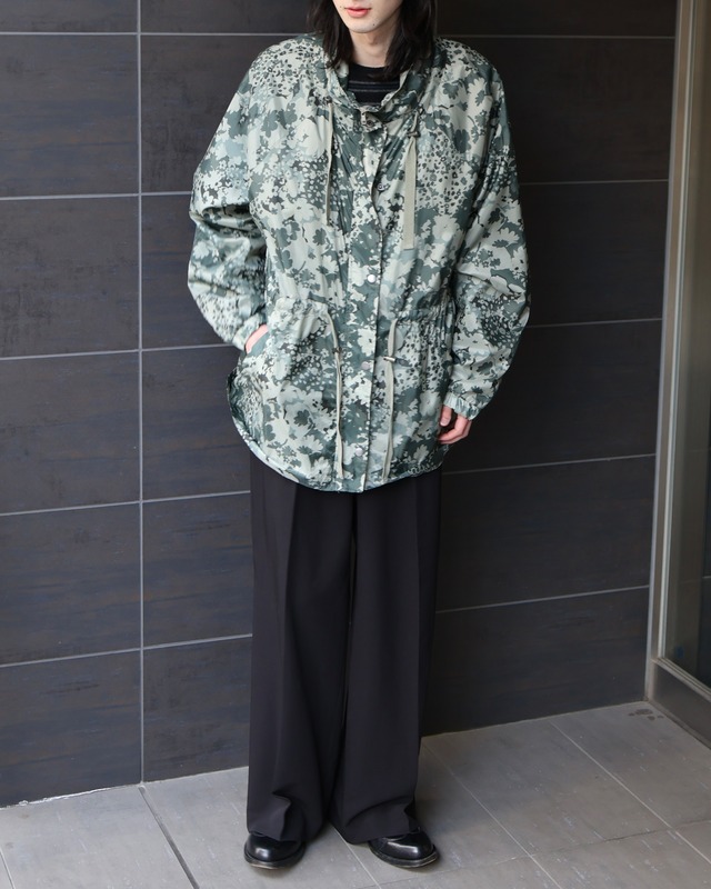 flower camo zip blouson