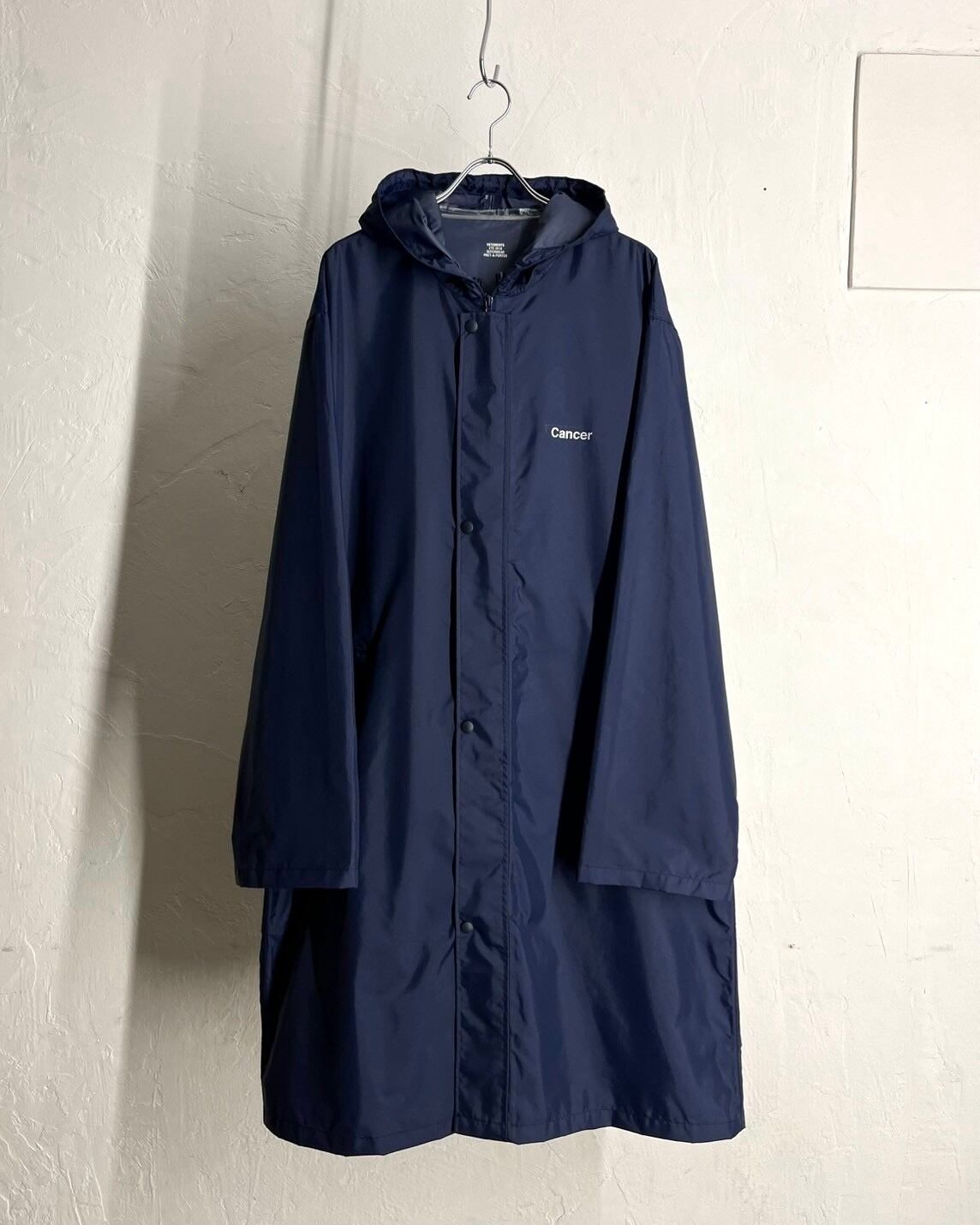 18SS VETEMENTS Hooded Rain Coat