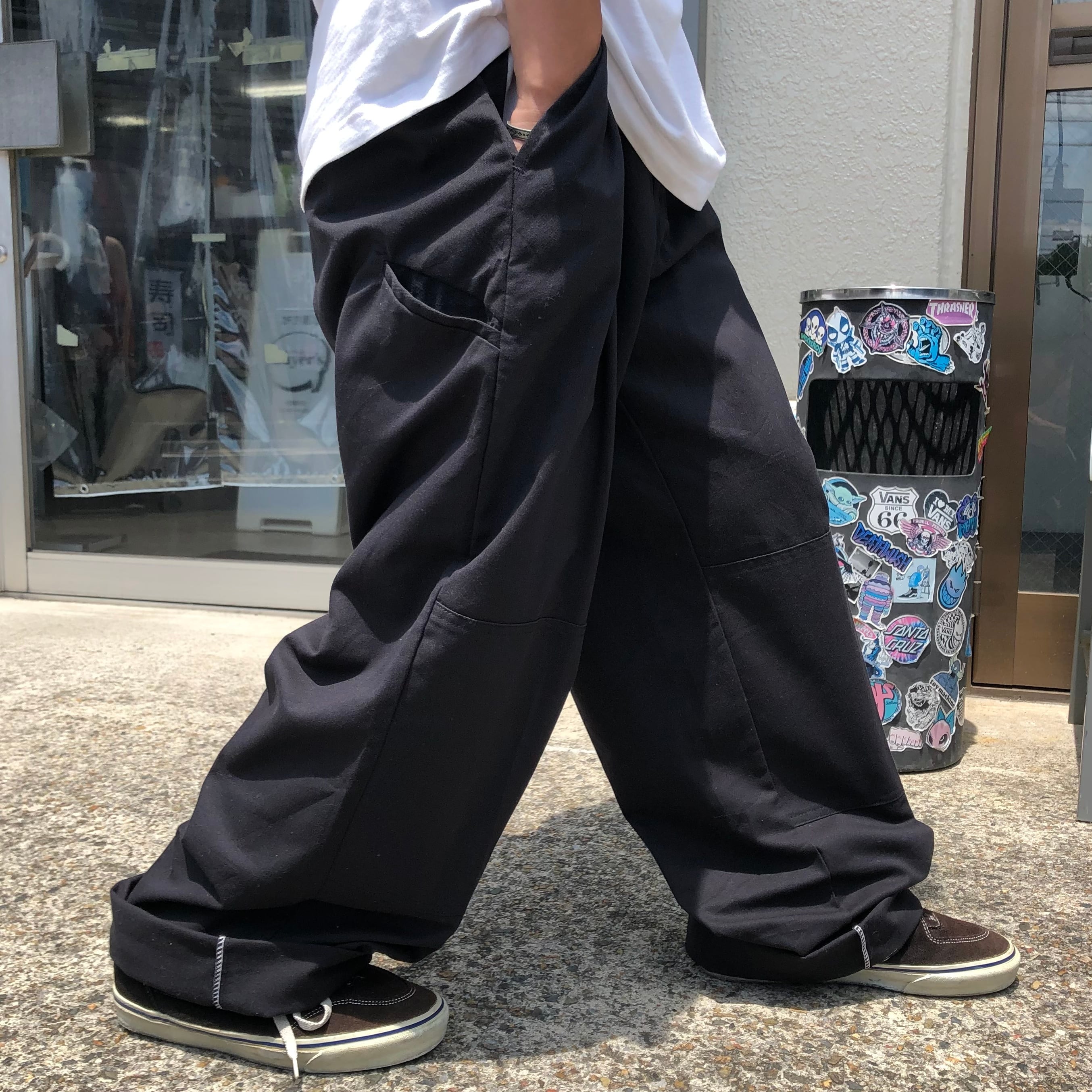 新品未使用　Dickiesダブルニー　ブラック　size:38×30