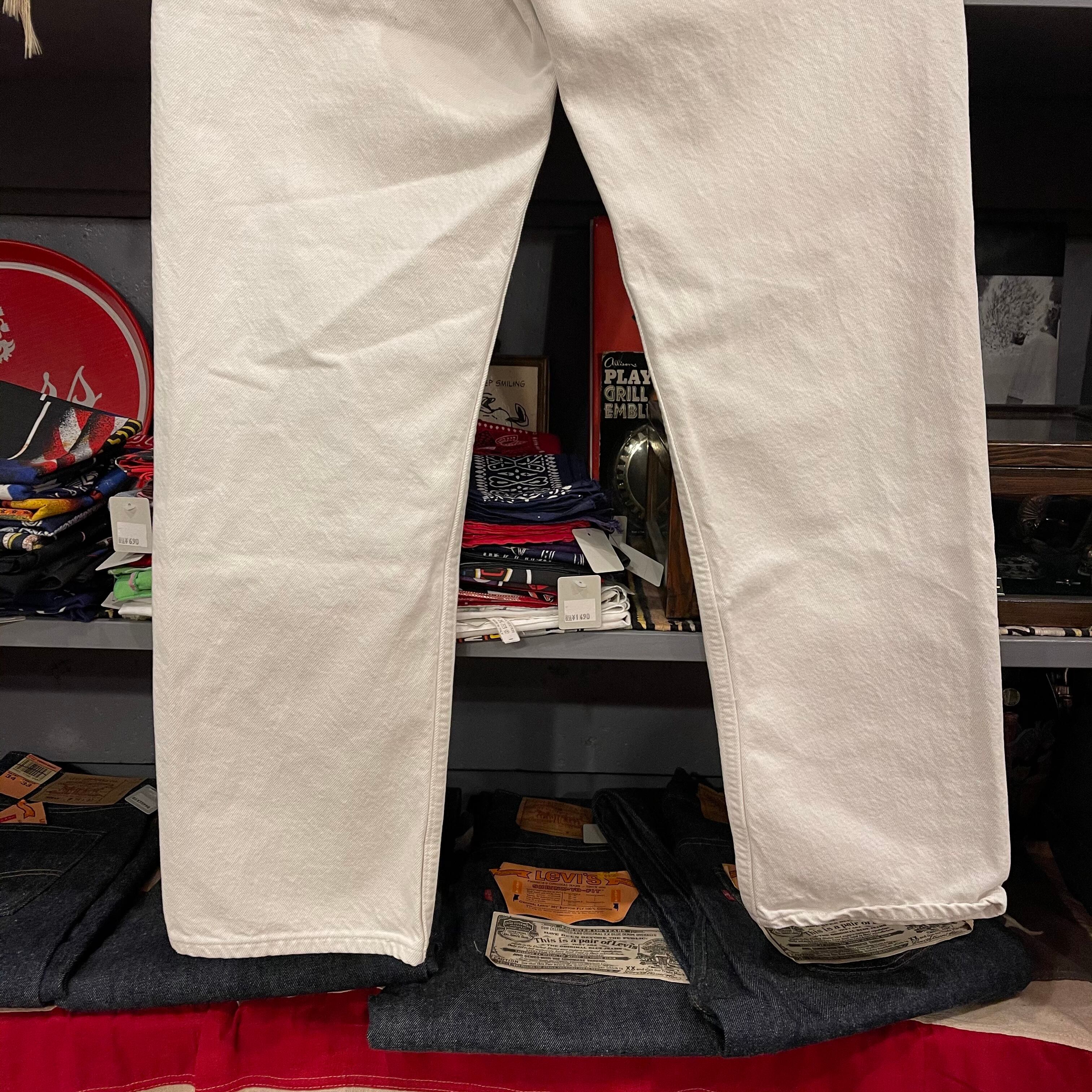 【USA製】80s Levi's 501 ホワイト W38L30 80s Levis 501 White Denim Pants USA製 | VOSTOK
