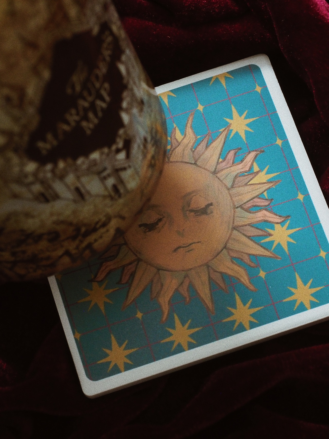 太陽の白雲石コースター