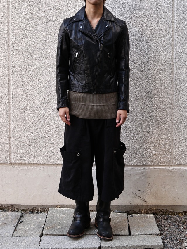【diesel】double riders leather jacket