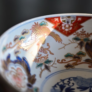 再入荷【50571】伊万里 錦絵 中鉢 /  Imari Nishiki-e Bowl