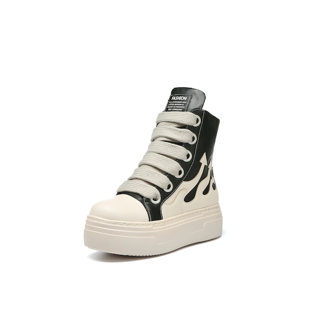 【通常発送】身長高見え設計｜主張しすぎないアロウハイカットスニーカー(SHS00051)