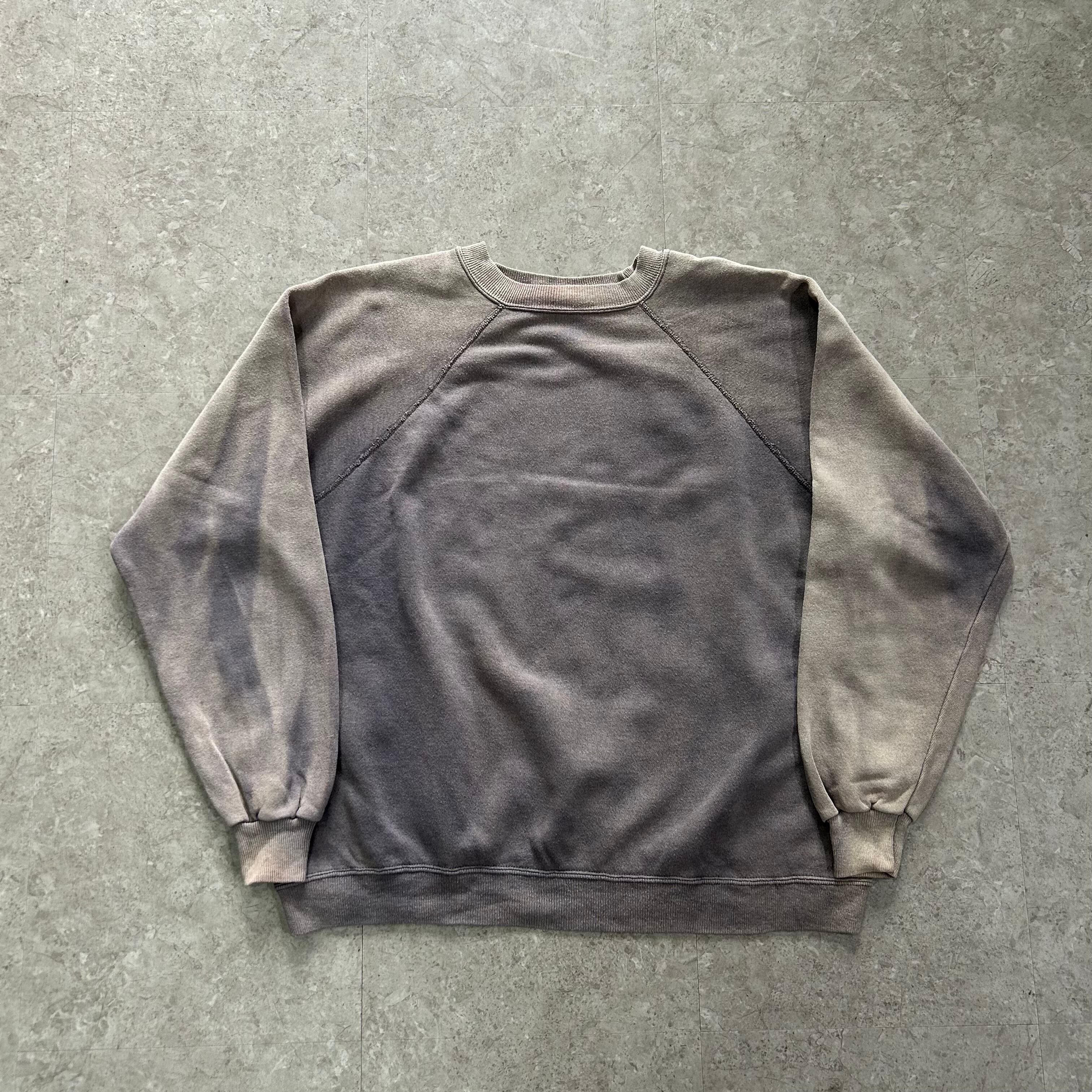 90s Hanes sun fade raglan sweat【仙台店】