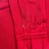 POLO RALPH LAUREN ラルフローレン ESTATE RIB ハイネック プルオーバー シャツ S/レッド メンズ