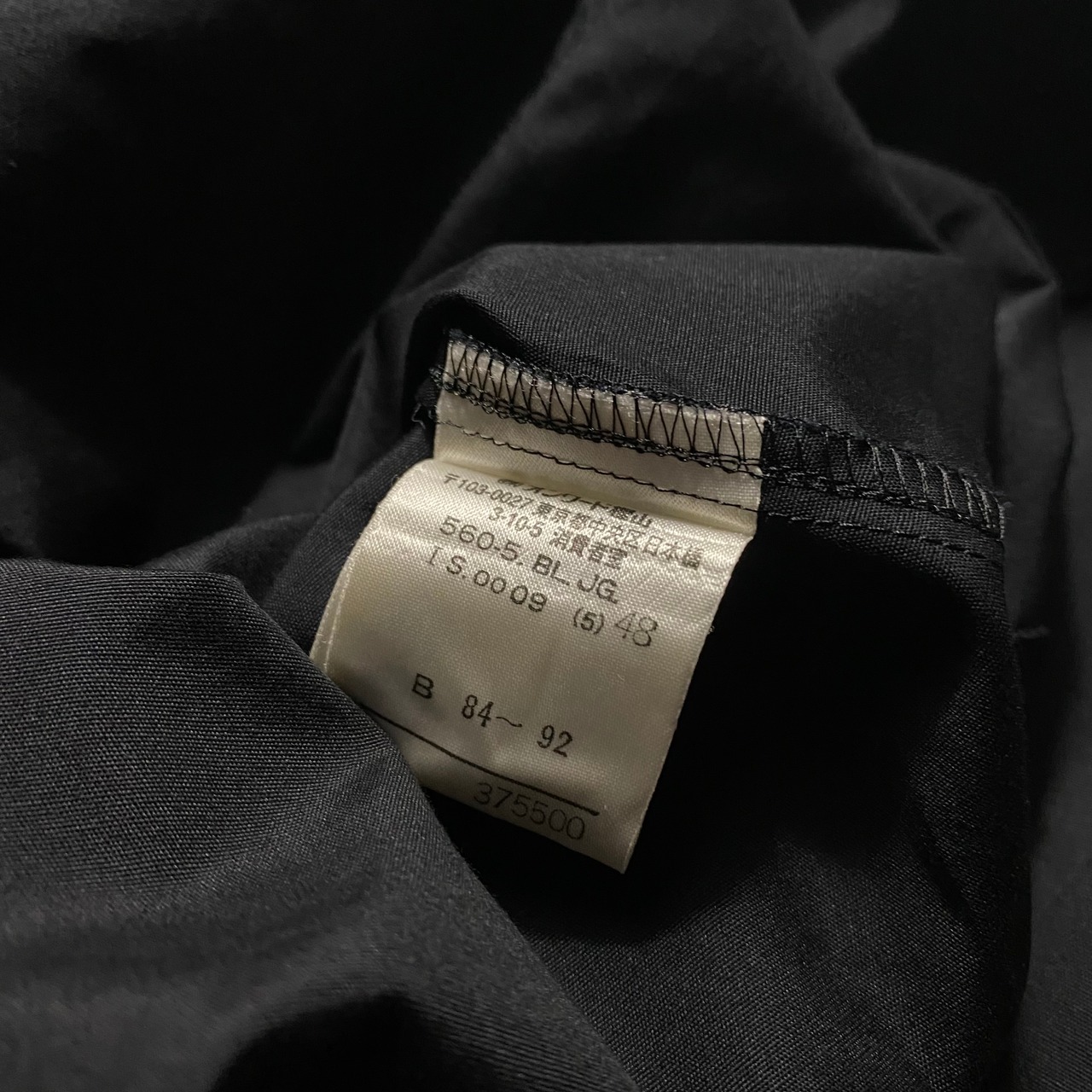 JEAN PAUL GAULTIER HOMME black cotton shirt