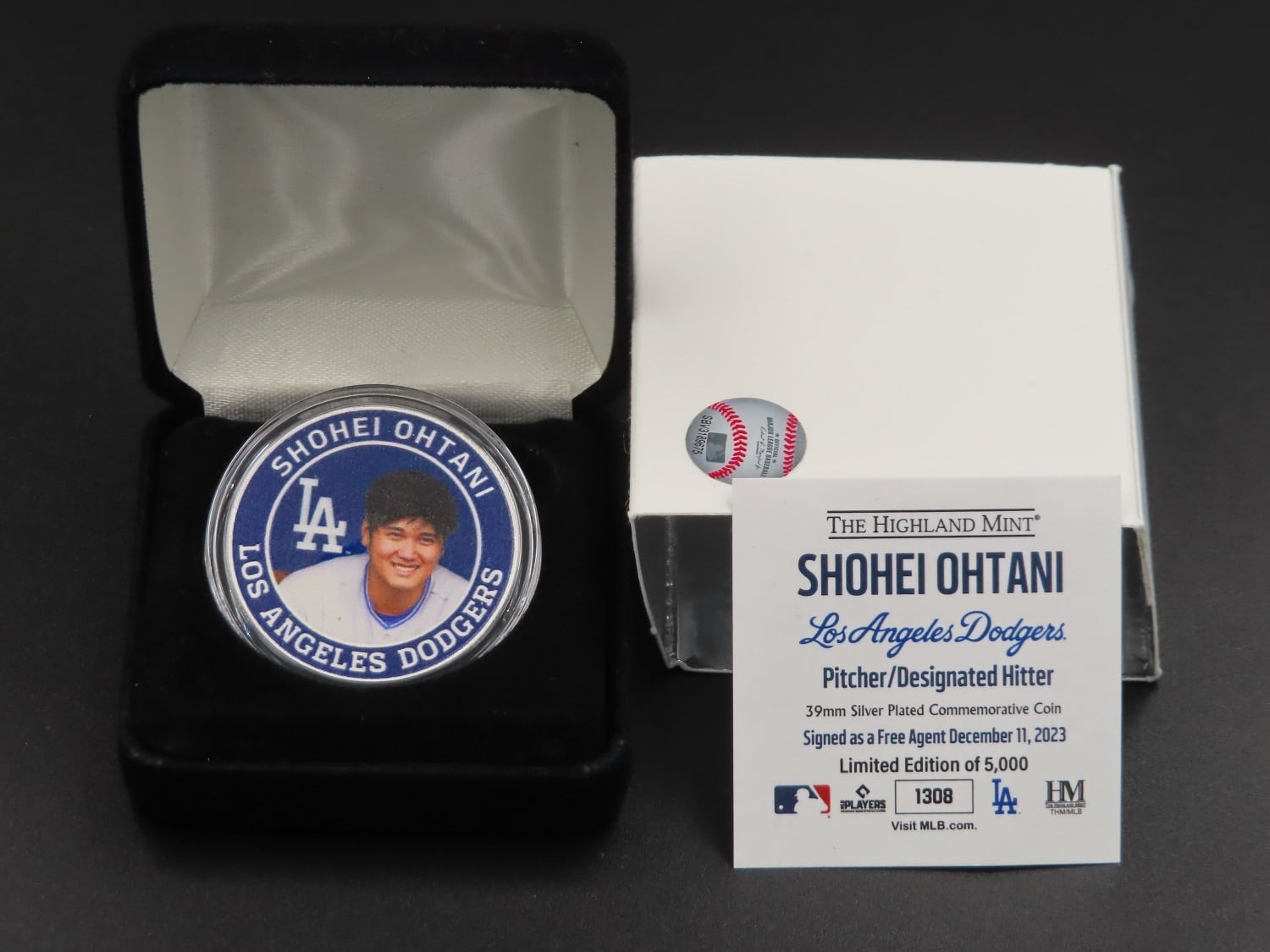 ラスト1個！大谷翔平 ロサンゼルスドジャース 入団記念コイン