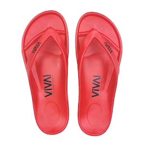 VIVA! ISLAND｜ビバアイランド　JAPAN FLIP FLOP ビーチサンダル（レッド｜V-821105_RED）