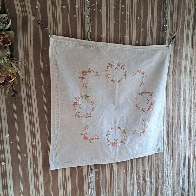 ヨーロッパ 刺繡クロス used [507042]