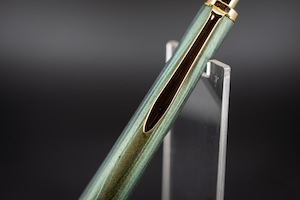 【翠煙】屋久杉 漆塗 細軸 gold MP