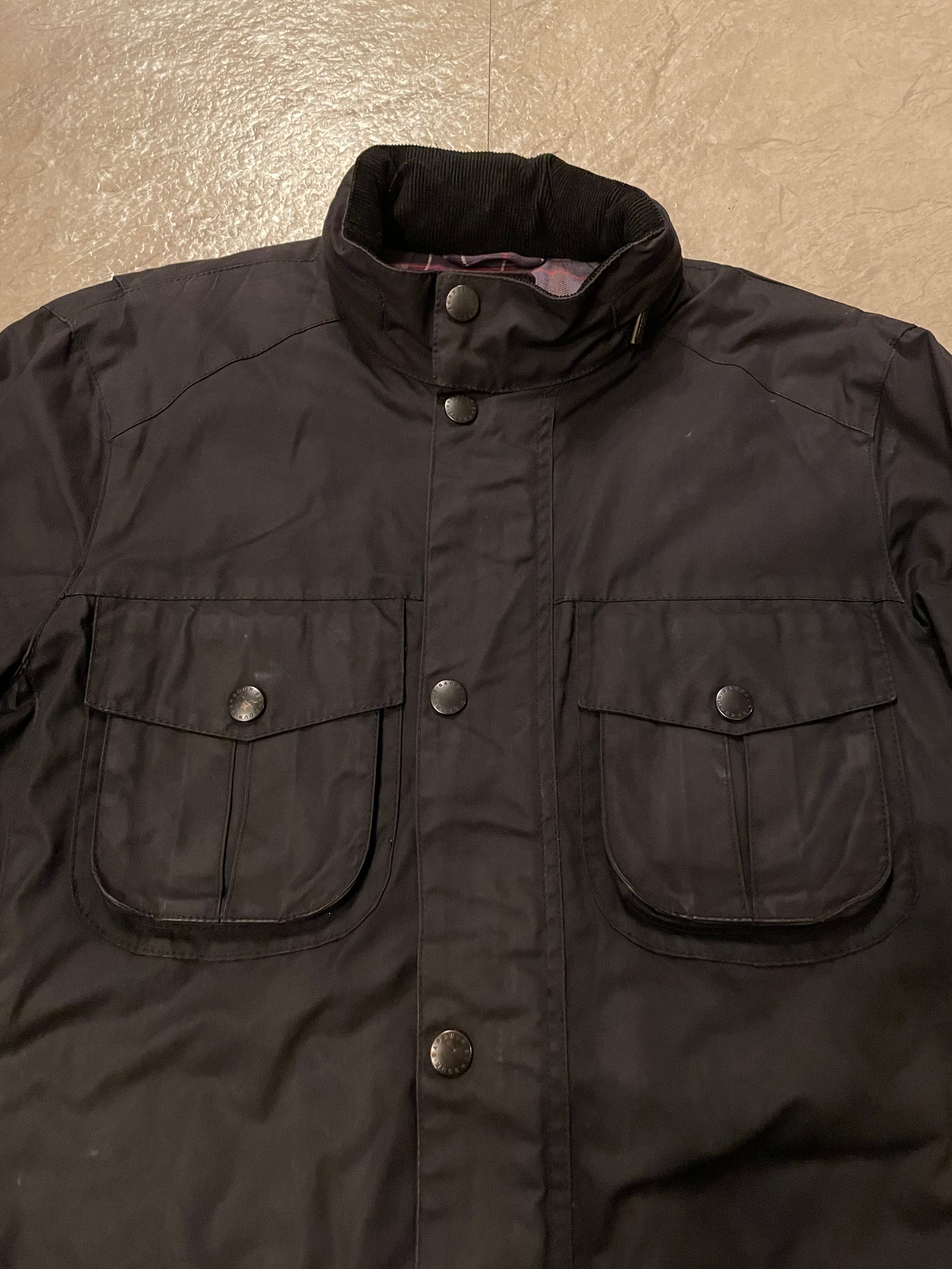 Barbour バブアー オイルドジャケット ハンティング ブラック L メンズ CORBRIDGE WAX JACKET アウトドア