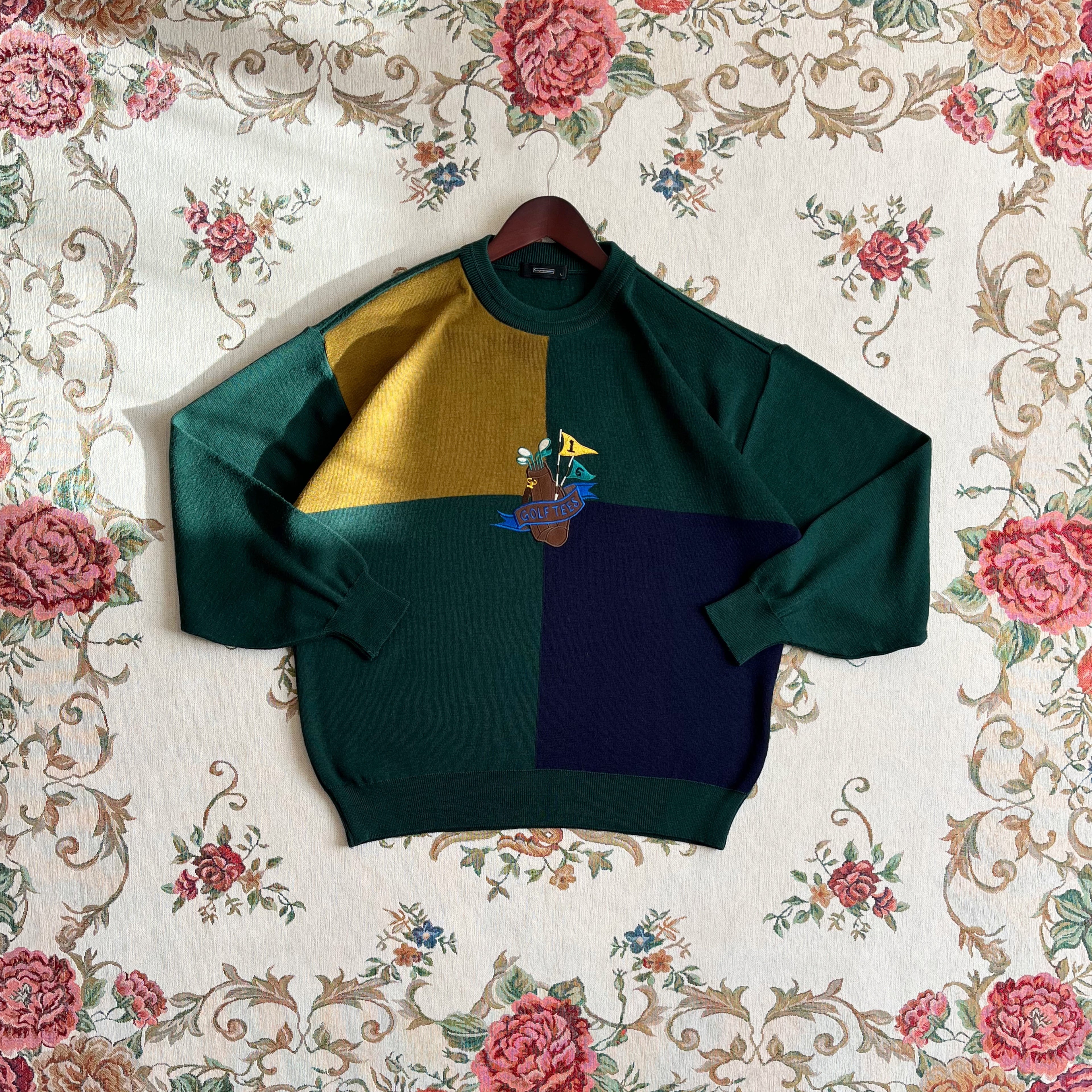 JAPAN vintage retro wool knit