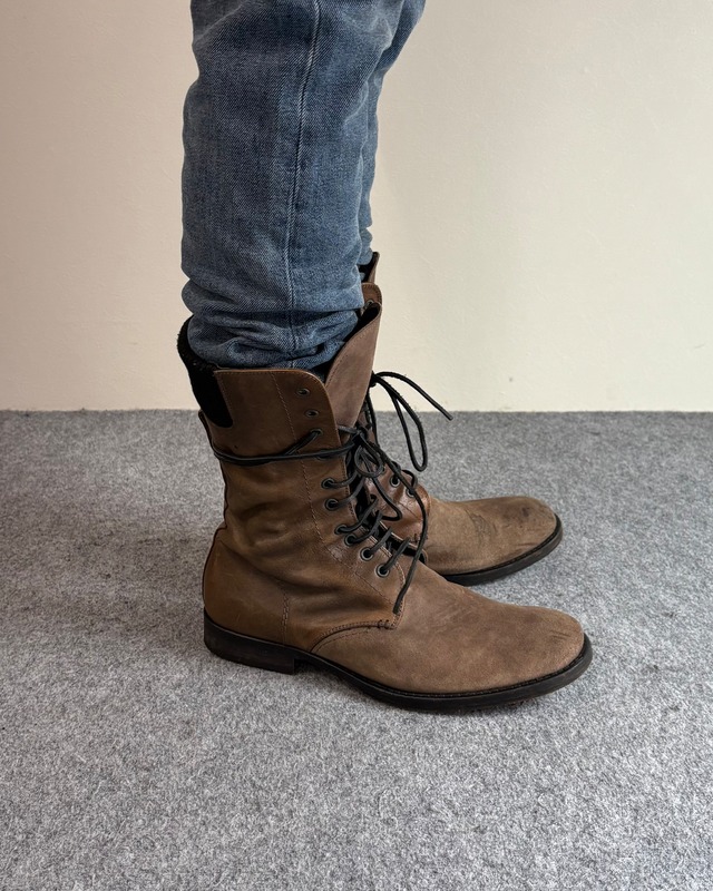 【Neil Barrett】leather lace up boots