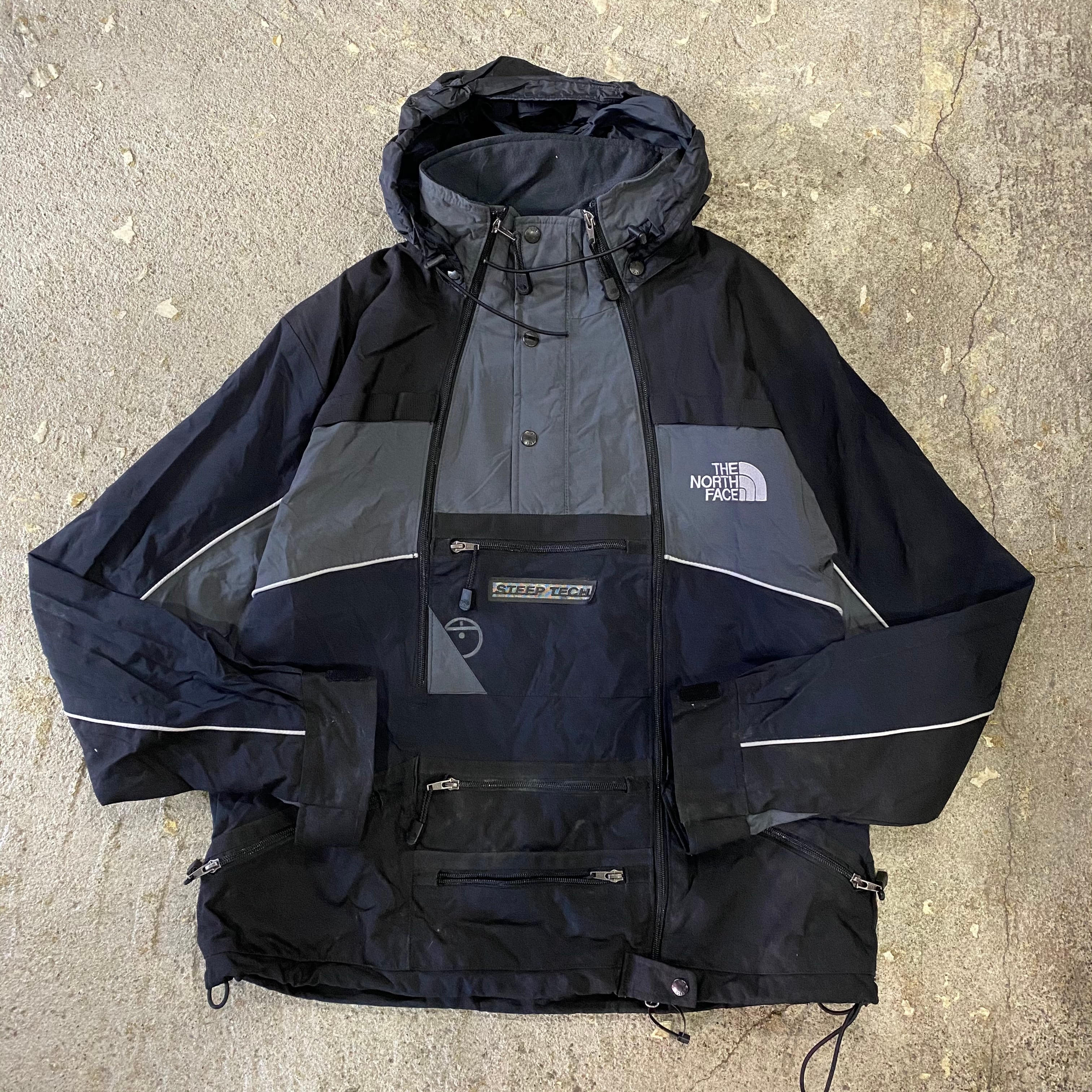 【レア】90s STEEP TECH Zip Freece USA 製