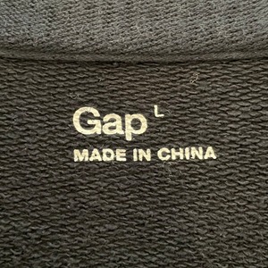 【Gap】ハーフジップ スウェット ヘビーウェイト L ギャップ HEAVYWEIGHT US古着