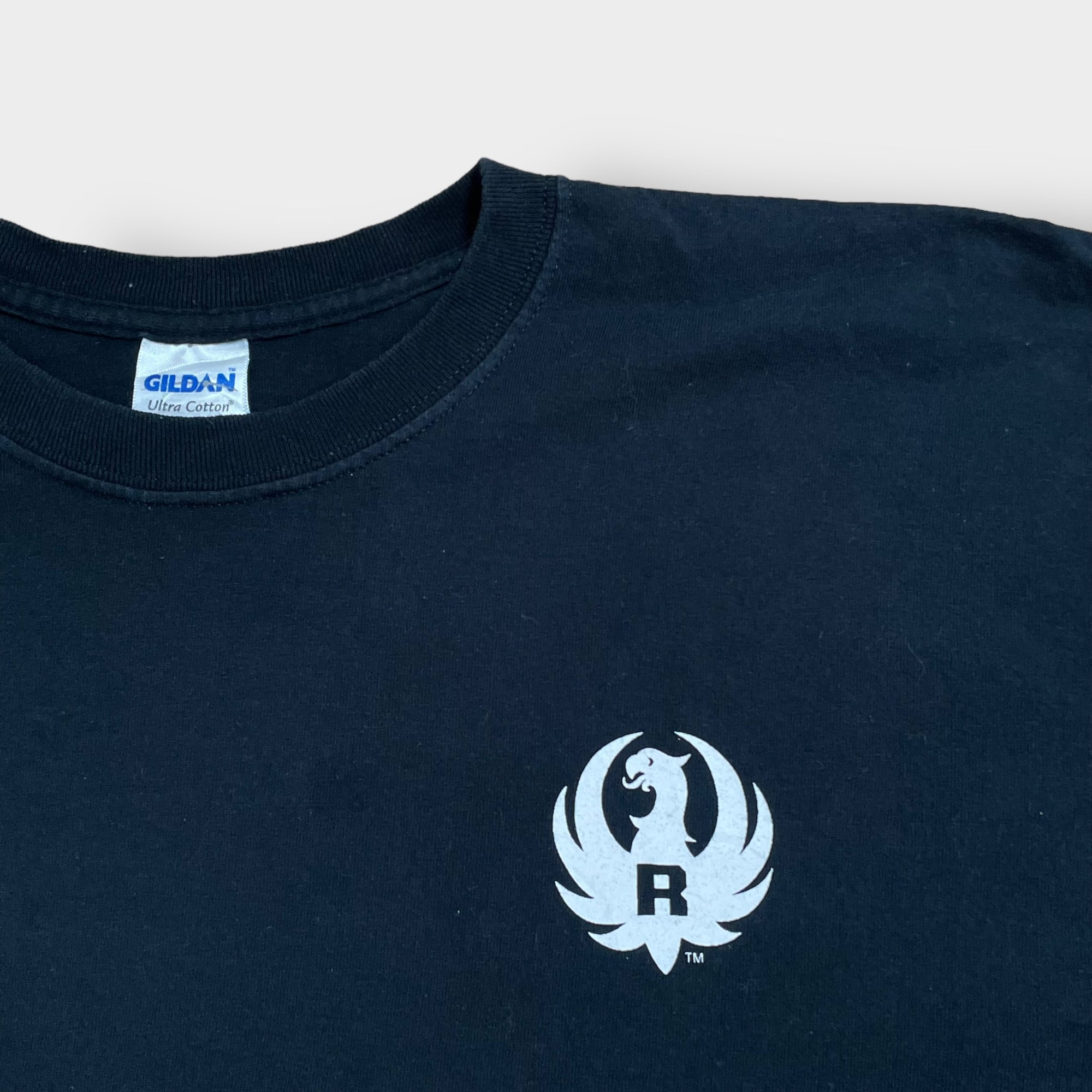 90s ヴィンテージ USED レトロ  ワンポイントロゴ 企業 Tシャツ
