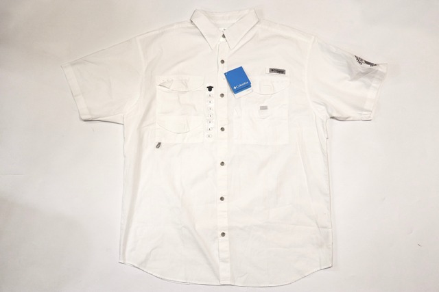 DEADSTOCK Columbia PFG Bonehead S/S shirt -Large 01516