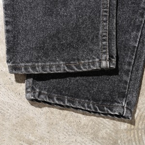 極美品 34×30 Levi’s 550-4858 USA 90年 先染め ブラック デニム パンツ リーバイス