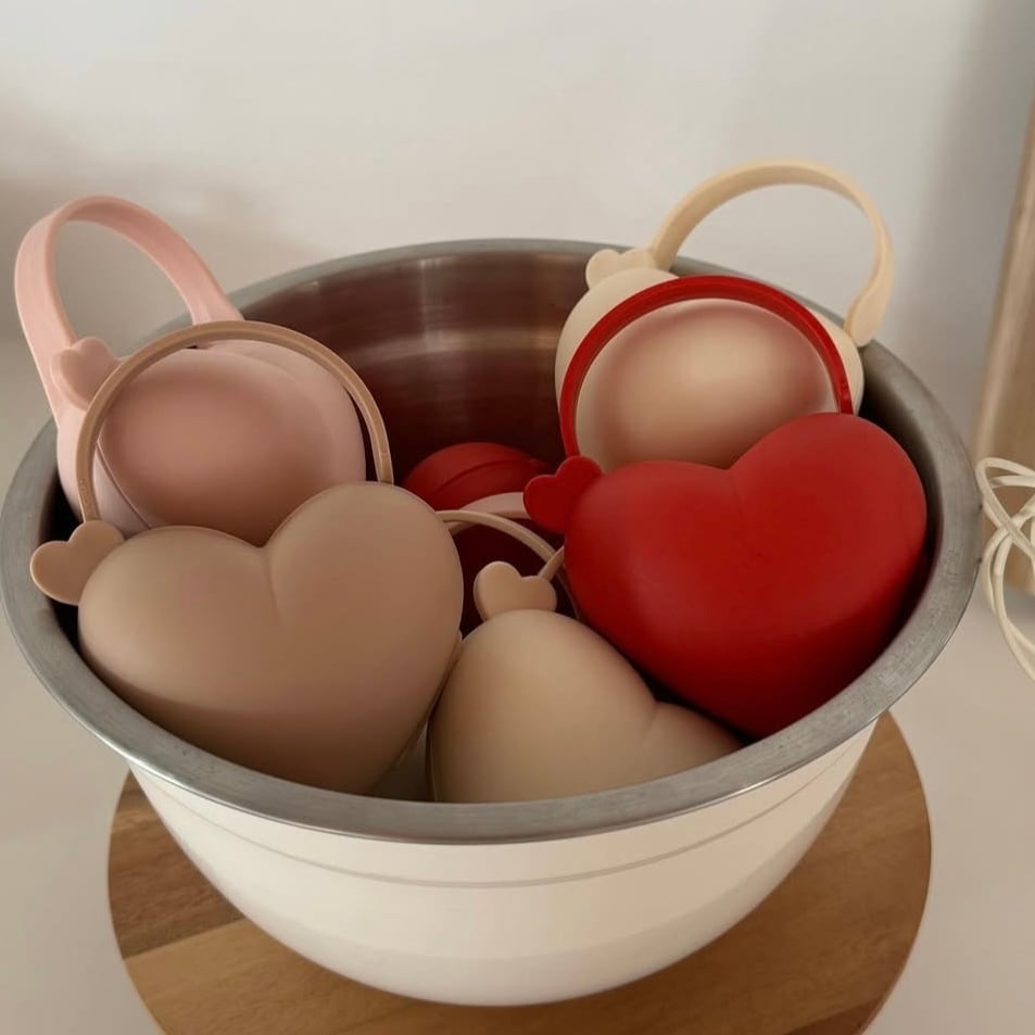 ハートおしゃぶりセット（ケース+おしゃぶり+ホルダー） | イブル&Baby