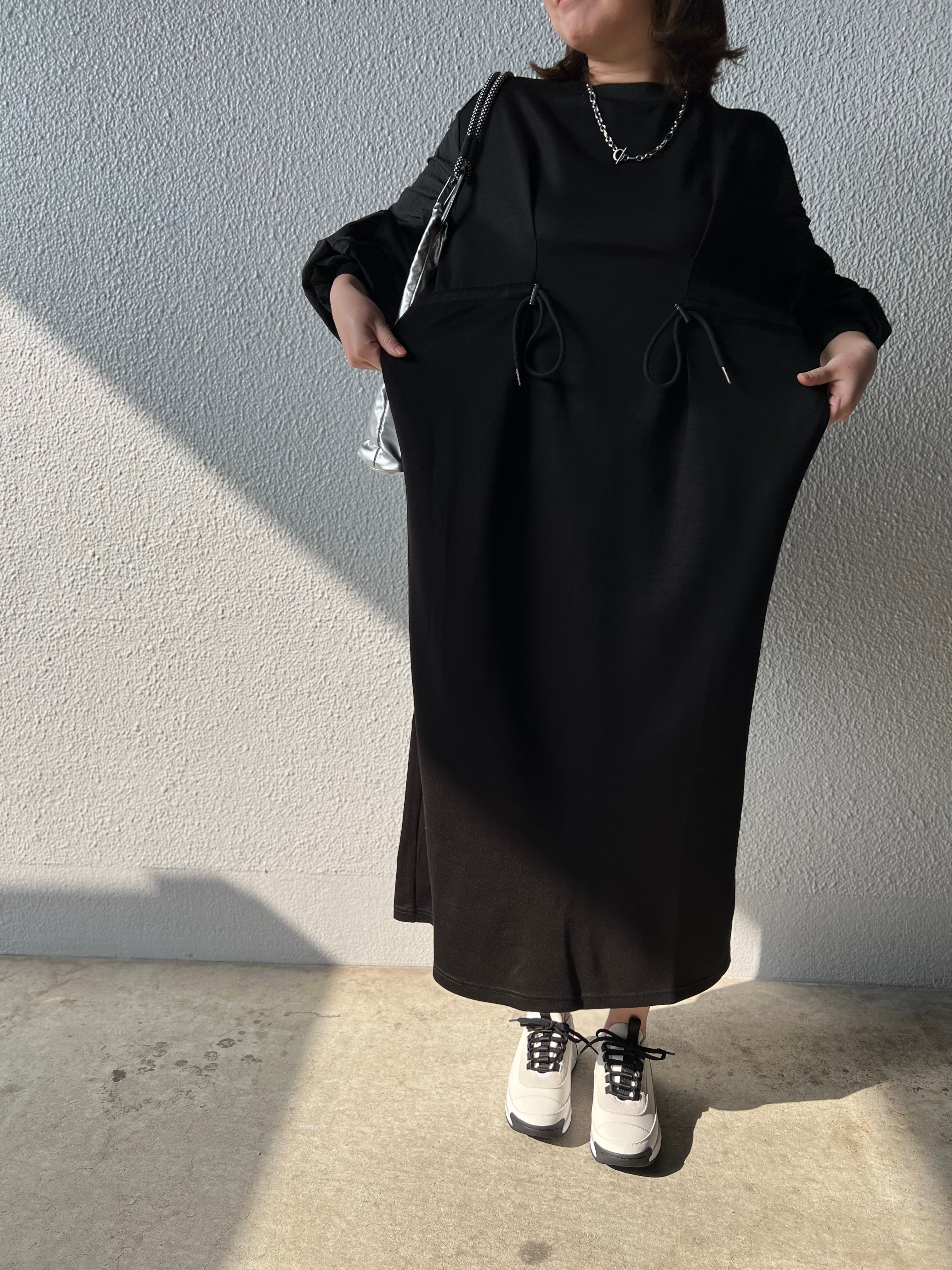 【SELECT】ポンチミリタリードロストタックワンピース 35-0733